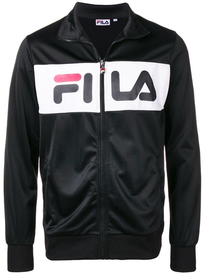 Fila Logo Track Jacket - Black