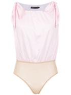Andrea Marques Laços Bodysuit - Pink & Purple