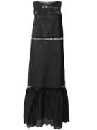 Ermanno Scervino Crocheted Sleeveless Dress - Black
