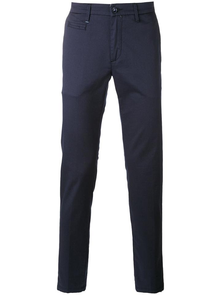 Re-hash - Slim-fit Trousers - Men - Cotton/spandex/elastane - 31, Blue, Cotton/spandex/elastane