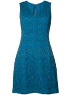 Adam Lippes - Lace Mini Dress - Women - Cotton - 0, Blue, Cotton