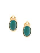 Chanel Pre-owned 1995 Oval Clip-on Earrings - Gold