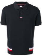 Moncler Gamme Bleu - Logo Trim Polo Shirt - Men - Cotton - Xl, Blue, Cotton