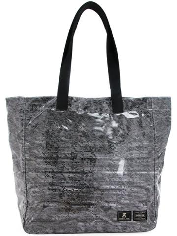 Anrealage Anrealage X Porter 'coded' Tote, Men's, Black, Pvc
