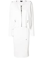 Tom Ford Zipped Jacket-dress - White