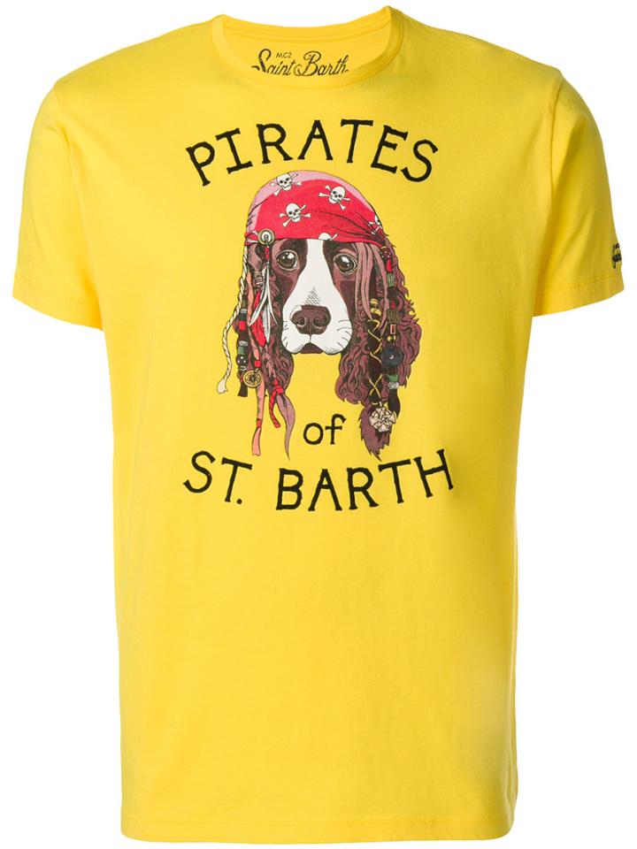 Mc2 Saint Barth Printed T-shirt - Yellow & Orange