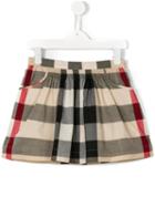 Burberry Kids - New Classic Check Skirt - Kids - Cotton - 8 Yrs, Nude/neutrals