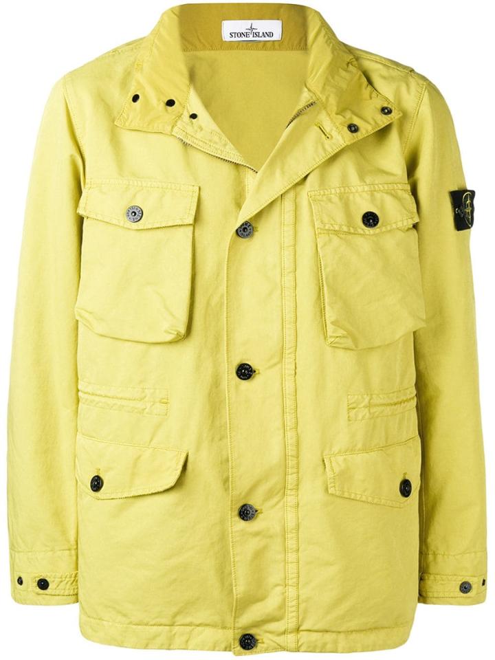 Stone Island Multi-pocket Jacket - Yellow