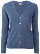 N.peal Classic Cardigan, Women's, Size: Small, Blue, Cashmere