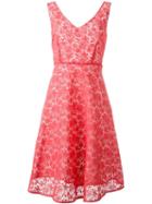 P.a.r.o.s.h. Pansy Dress, Women's, Size: Xs, Pink/purple, Polyester/polyamide/cotton