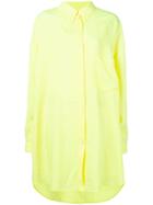 Mm6 Maison Margiela Longline Shirt Jacket - Yellow