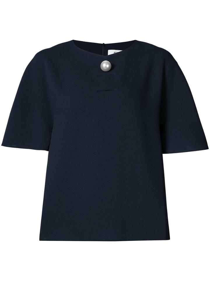 Kimhekim Pearl Detail Top - Black