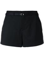 Loveless - Belted Shorts - Women - Polyester/polyurethane/rayon - 9, Black, Polyester/polyurethane/rayon