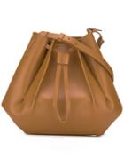 Maison Margiela - Structured Bucket Bag - Women - Leather - One Size, Women's, Brown, Leather