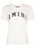 Amiri Logo Print Cotton T-shirt - White