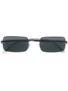 Mykita Mykita X Maison Margiela Rectangle Frame Sunglasses - Black