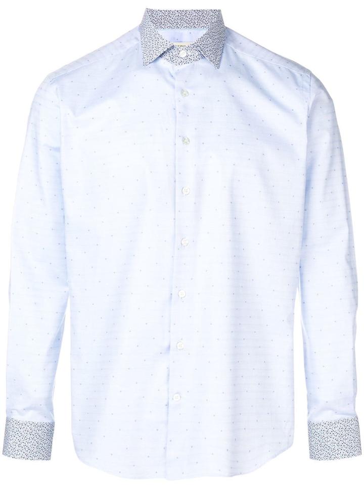 Etro Micro Dots Print Shirt - Blue