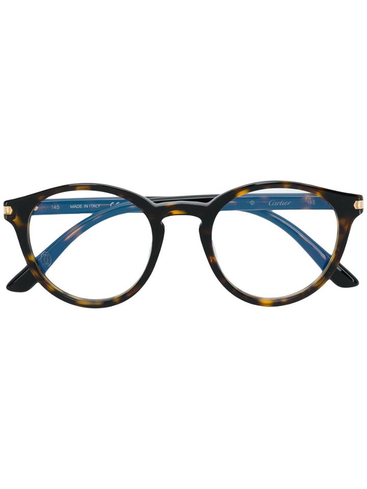 Cartier C De Cartier Glasses - Black
