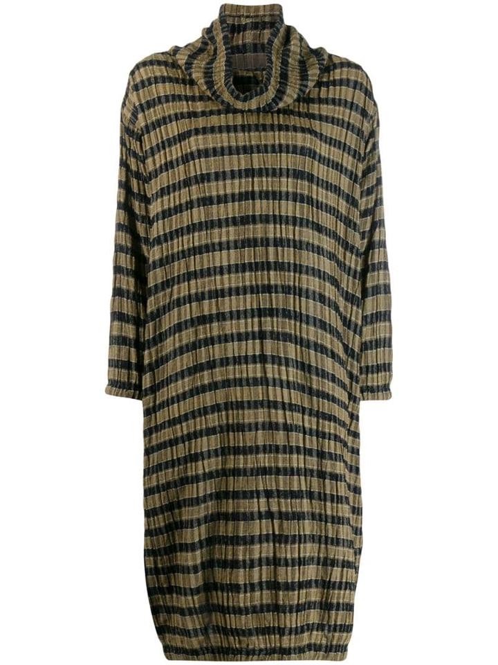 Issey Miyake Pre-owned 1980's Check Dress - Green