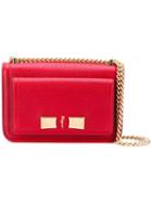 Vara Essential Flap Bag - Women - Calf Leather - One Size, Red, Calf Leather, Salvatore Ferragamo