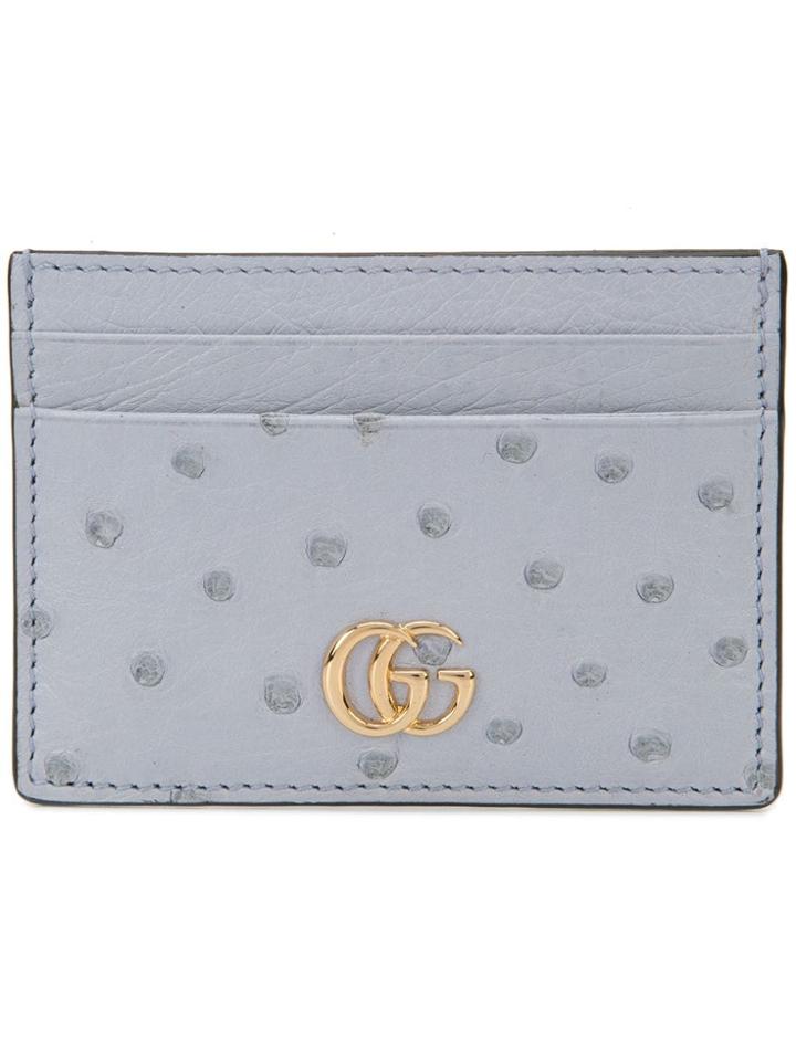 Gucci Logo Plague Cardholder - Grey