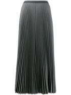 Prada Pleated A-line Skirt - Grey