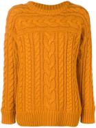 Michael Michael Kors Chunky Knit Jumper - Yellow & Orange