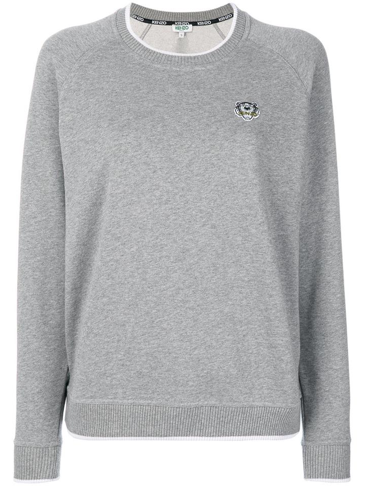 Kenzo - Mini Tiger Sweatshirt - Women - Cotton - M, Grey, Cotton