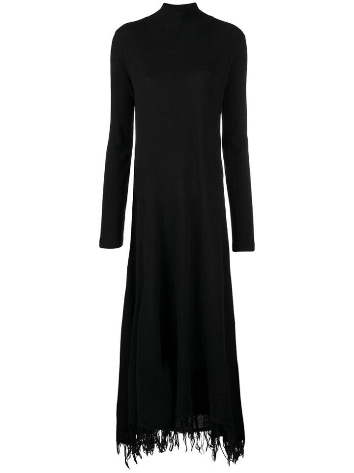 Jil Sander Roll Neck Sweater Dress - Black