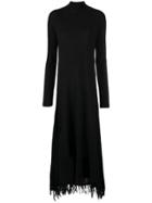 Jil Sander Roll Neck Sweater Dress - Black
