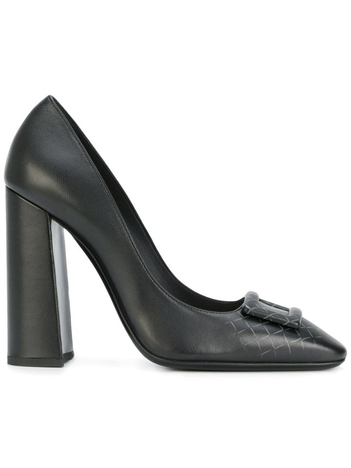 Bottega Veneta Court Buckle Pumps - Black