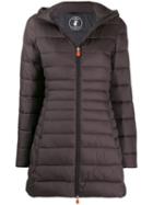 Save The Duck Quilted Zip-front Jacket - Grey