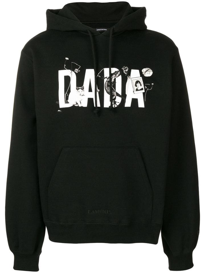Christian Dada Logo Hoodie - Black