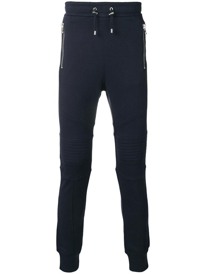 Balmain Drop-crotch Trousers - Blue