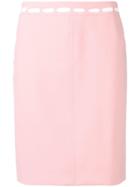 Moschino Straight Fit Skirt - Pink