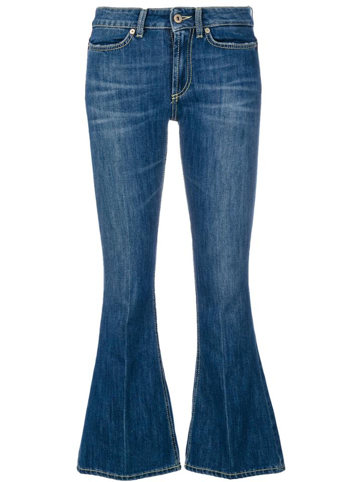 Dondup Cropped Flared Jeans - Blue