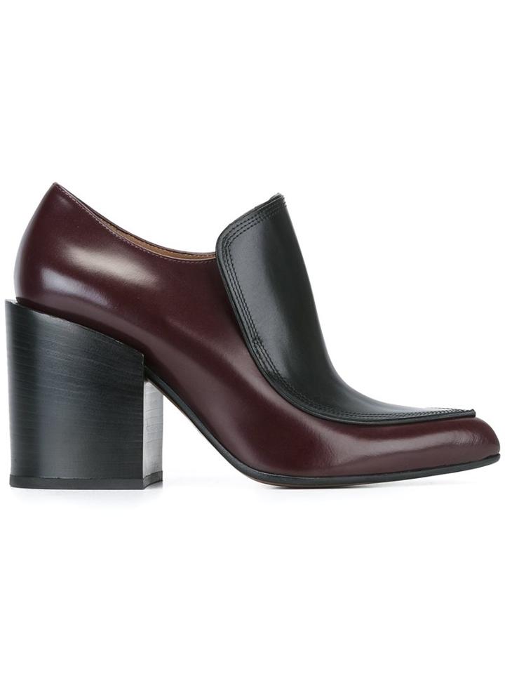 Marni Two Tone Loafer Pumps