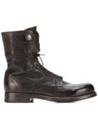 Alberto Fasciani Mid-calf Lace-up Boots - Brown