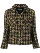 Comme Des Garçons Pre-owned Boucle Cropped Jacket - Black