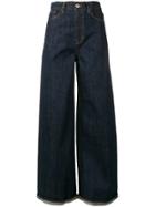 Ymc Wide-leg Jeans - Blue