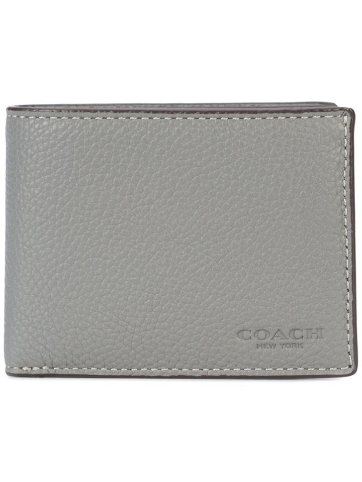 Coach Slim Billfold Wallet - Grey