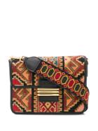 Etro Aztec Print Shoulder Bag - Orange