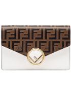 Fendi Ff Wallet On Chain - Brown