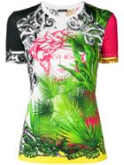 Versace Palm Print Medusa T-shirt - Multicolour