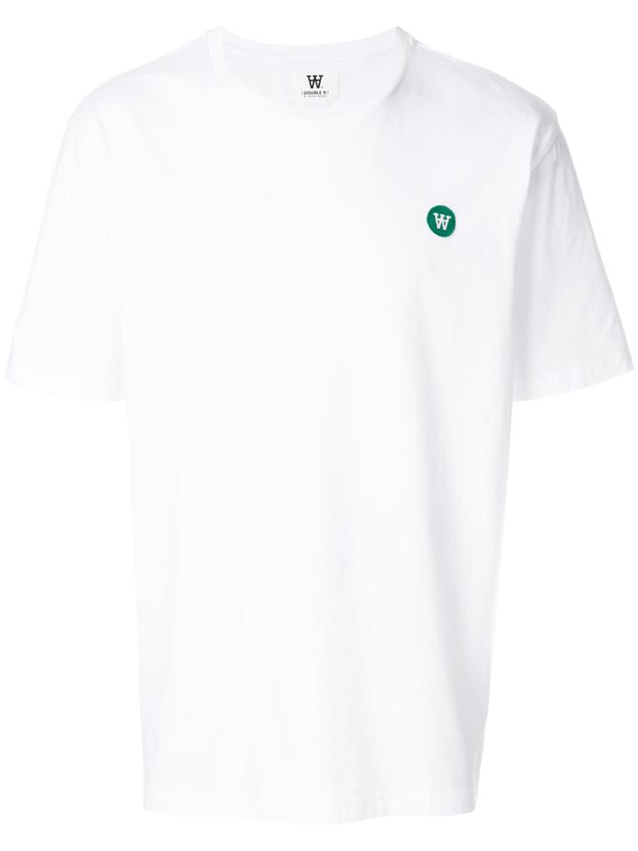 Wood Wood Logo Patch Classic T-shirt - White