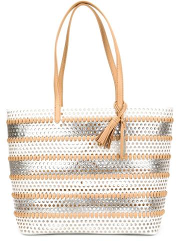 Loeffler Randall Perforated Beach Tote Bag