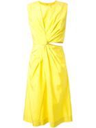 Jil Sander 'habotai' Dress - Yellow & Orange