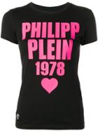 Philipp Plein Logo Slim-fit T-shirt - Black