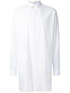 Juun.j Long Shirt, Men's, Size: 50, White, Cotton/polyester