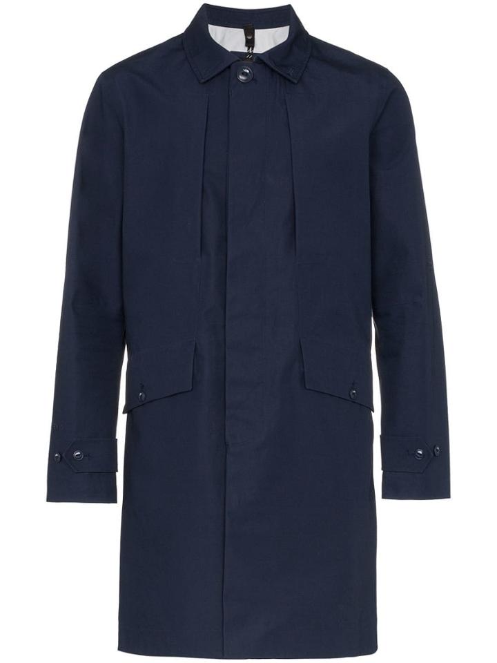 The North Face Black Label Gtx Balmacaan Button Down Coat - Cosmic